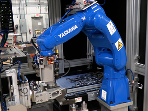 industrial robot loading system